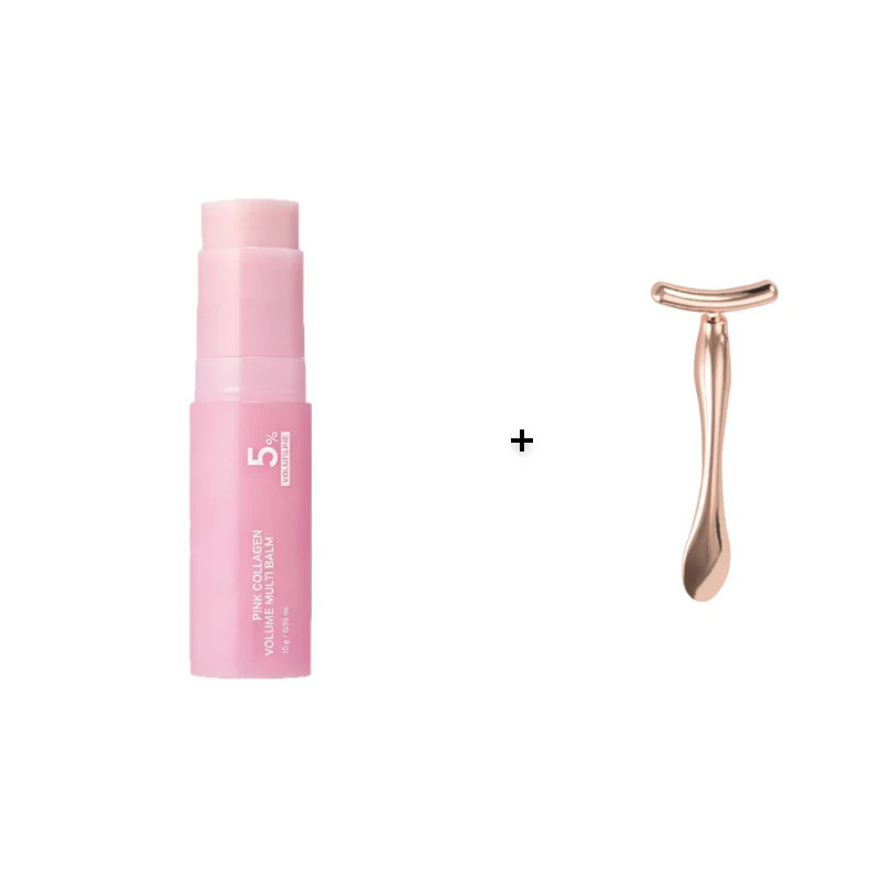 🥳2026 HOT SALE🥳💕 Pink Collagen Volume Multi Balm | All In One Volufiline, , NAD Stick for Youthful-Looking