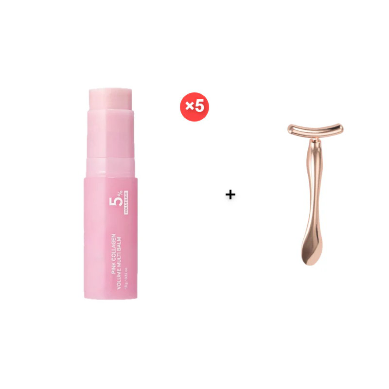 🥳2026 HOT SALE🥳💕 Pink Collagen Volume Multi Balm | All In One Volufiline, , NAD Stick for Youthful-Looking